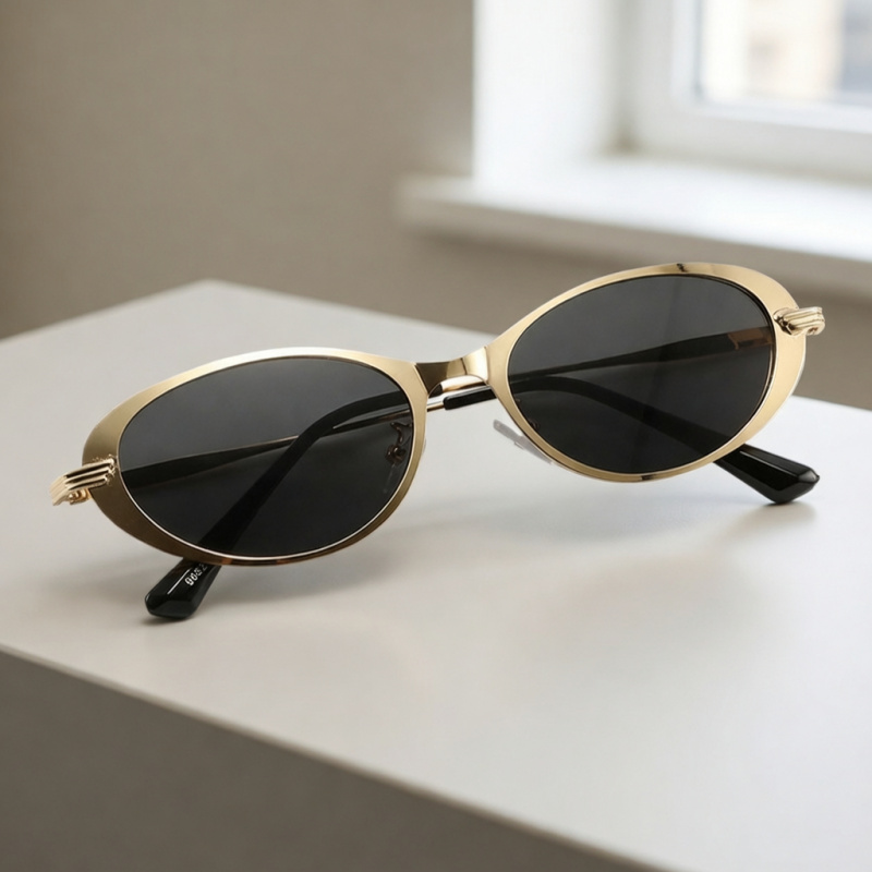 Vintage Fashion Influencer - Lunettes de soleil œil de chat
