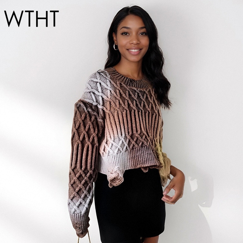 Vintage Fashion Influencer - WTHT Vintage mode femmes lavage pull