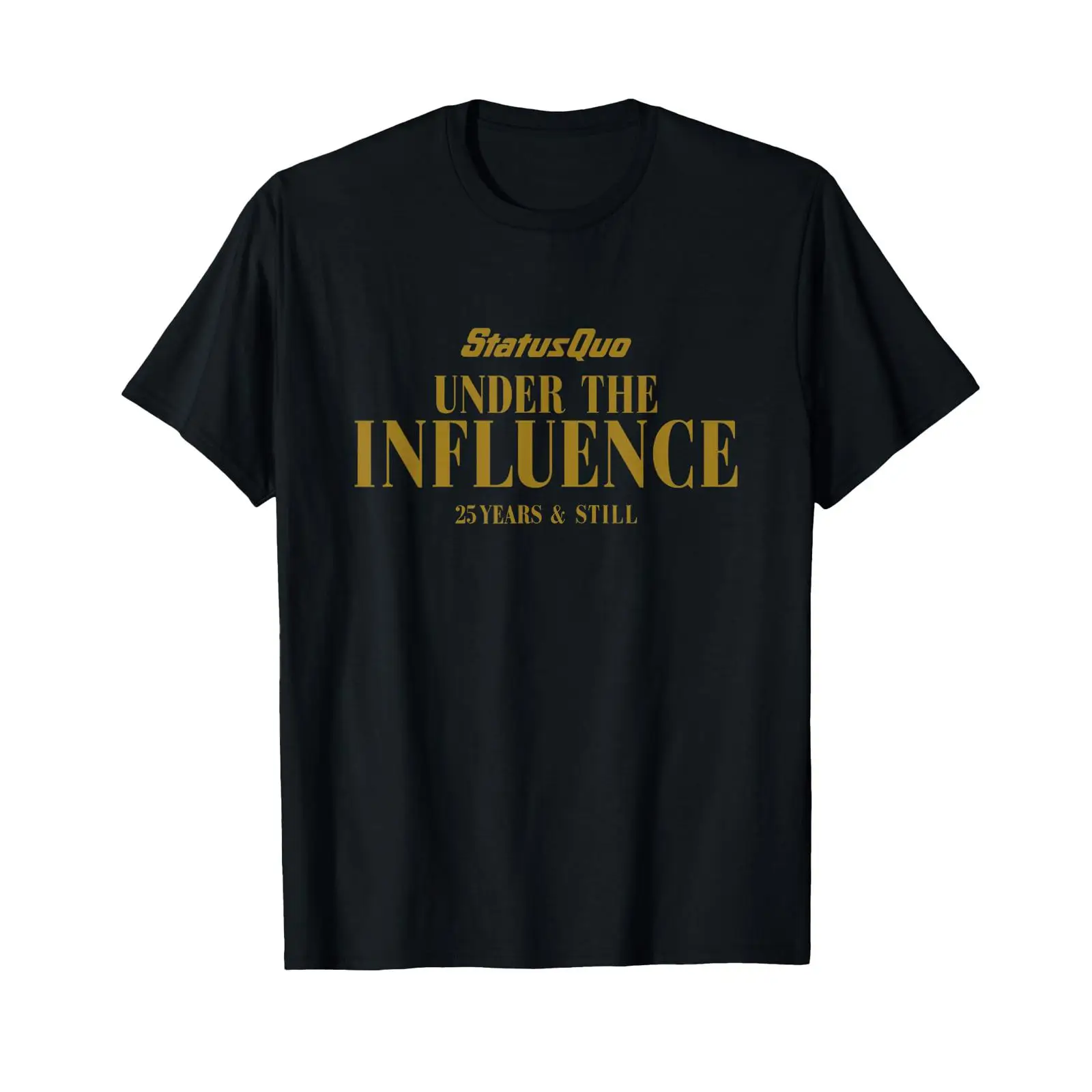 Vintage Fashion Influencer - T-shirt noir vintage Status Quo Under
