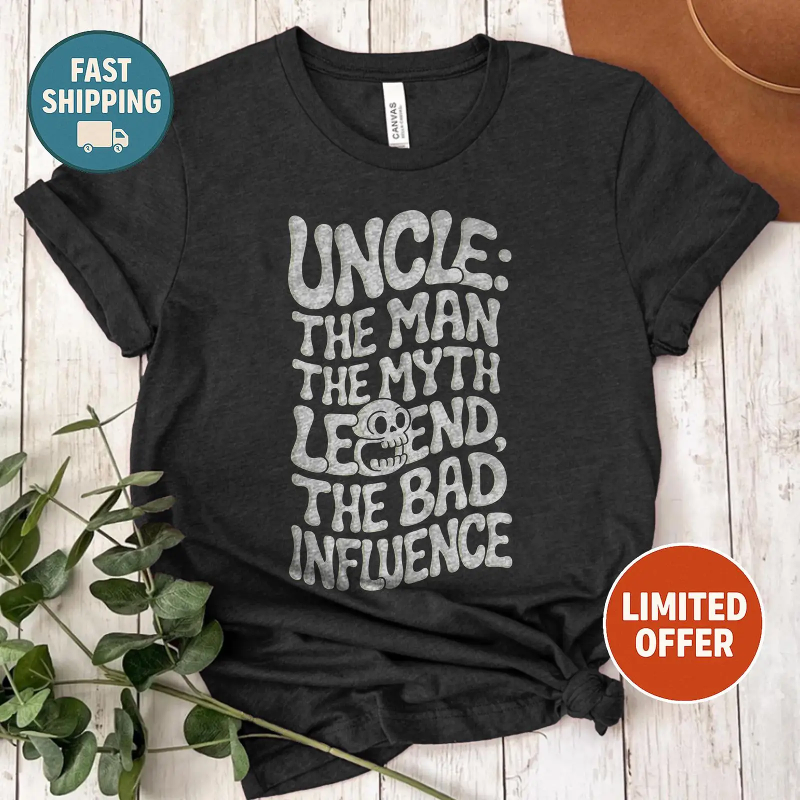 Vintage Fashion Influencer - T-shirt avec citation drôle « Uncle