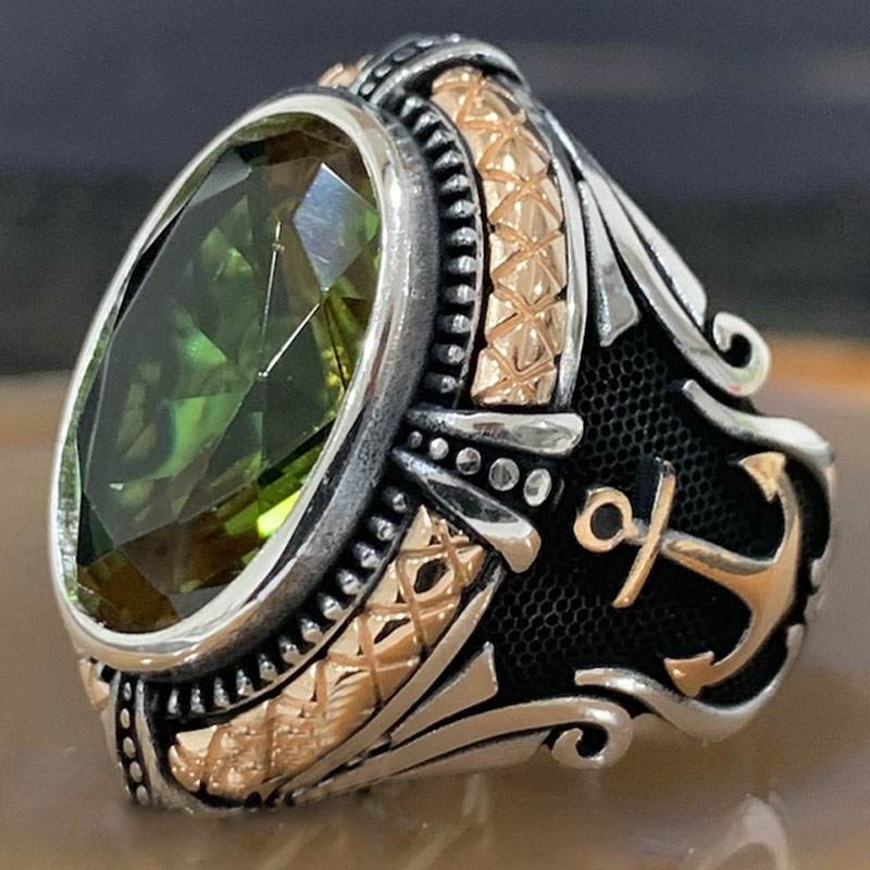 Vintage Fashion Mens - Bague gothique vintage pour homme, 2