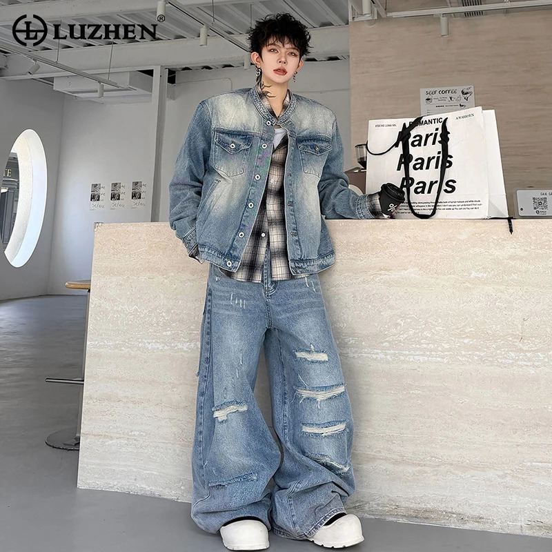 Vintage Fashion Mens - LUZHEN 2026 Ensemble deux pièces en