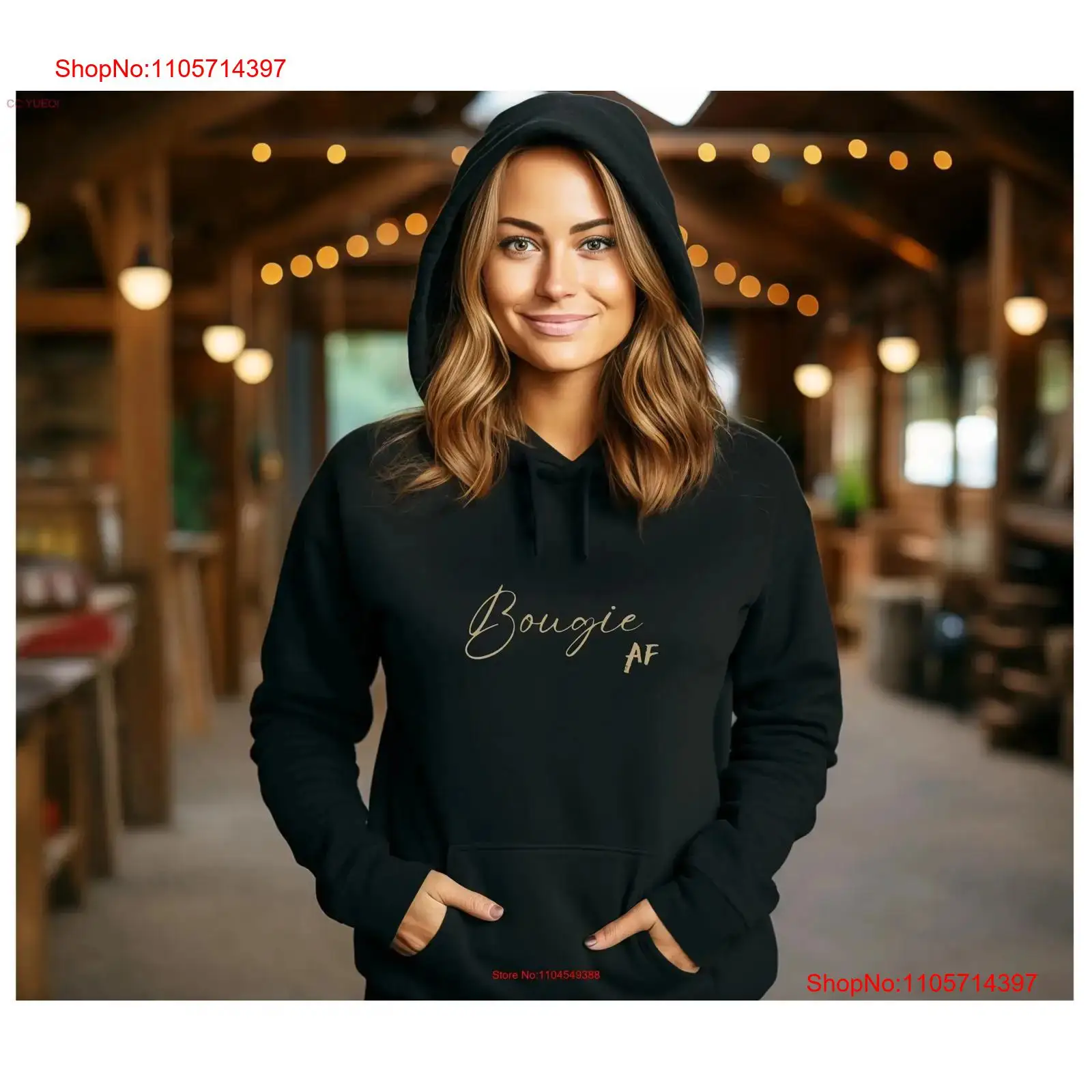 Vintage Fashion Influencer - T-shirt Bougie AF Glamour, Mode Influenceuse,