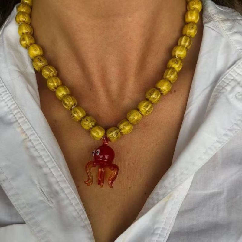 Vintage Fashion Influencer - Ins Influencer – collier de perles