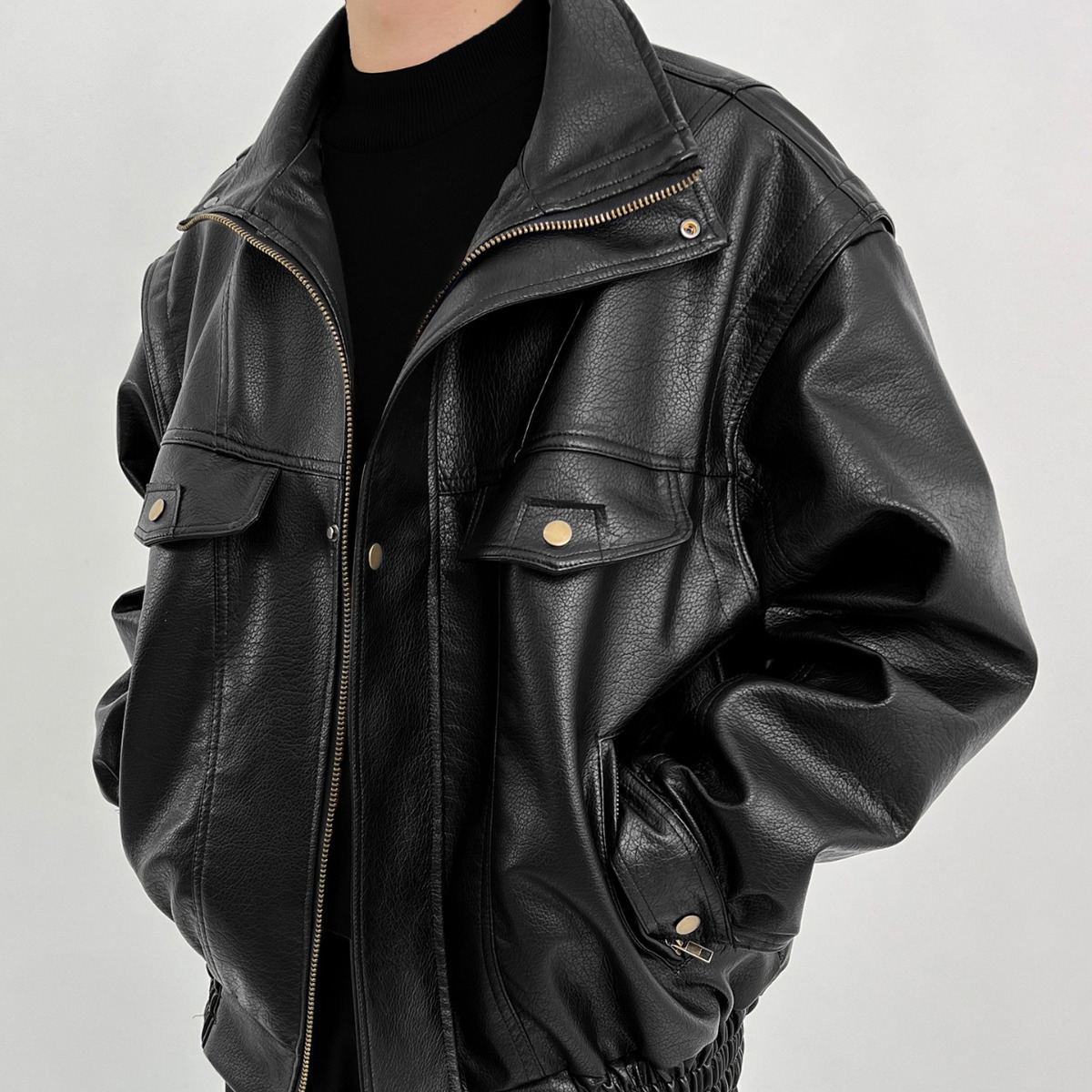 Veste de motard épaisse en cui - Vintage Windbreaker Nylon avis et prix