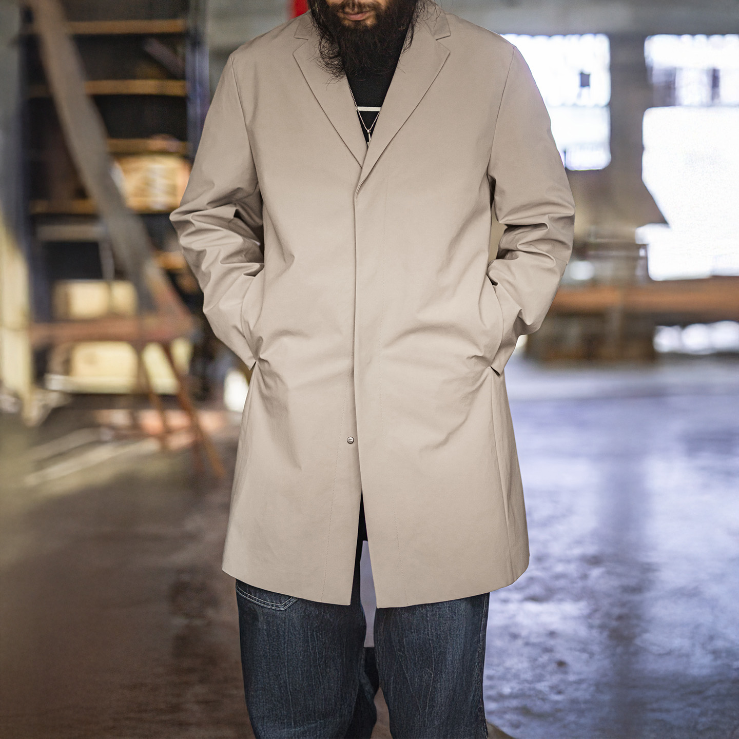 Maden Trench-Coat pour hommes  - Vintage Windbreaker Nylon avis et prix