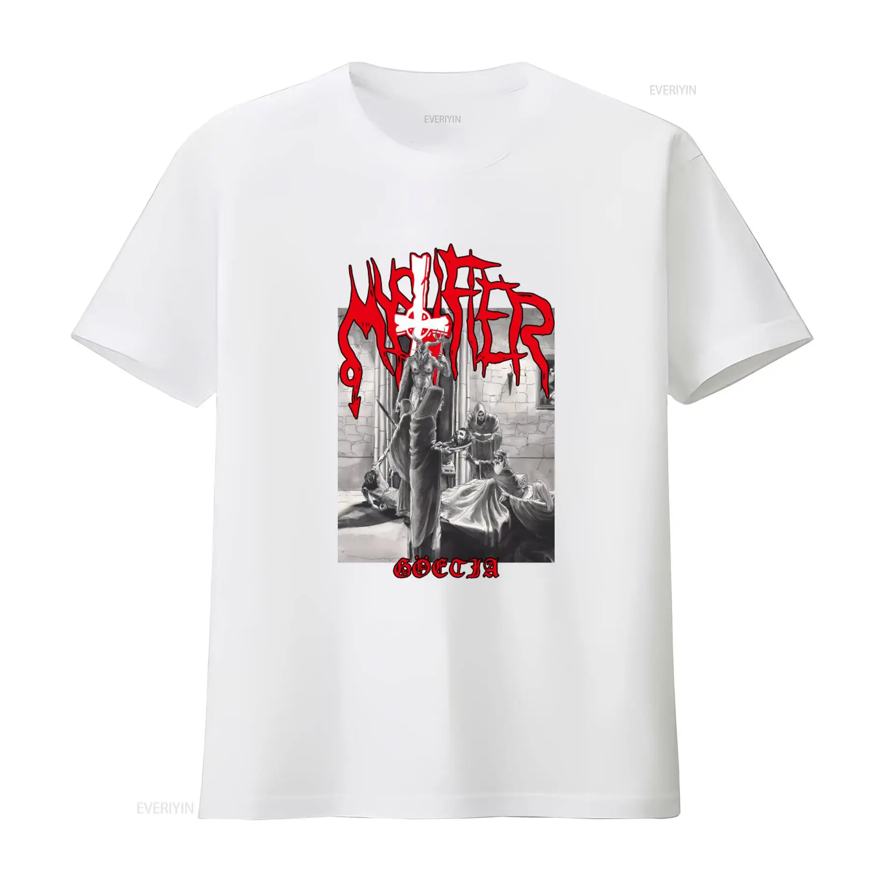 T-shirt en métal noir Mystifie - Vintage Fashion Influencer avis et prix